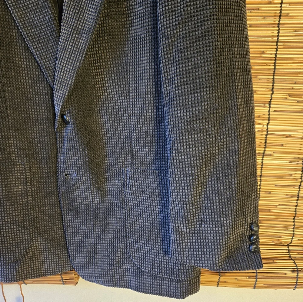 Members Only Boxy Deep Waffle Corduroy Sport Coat Jacket - Picture 4 of 13